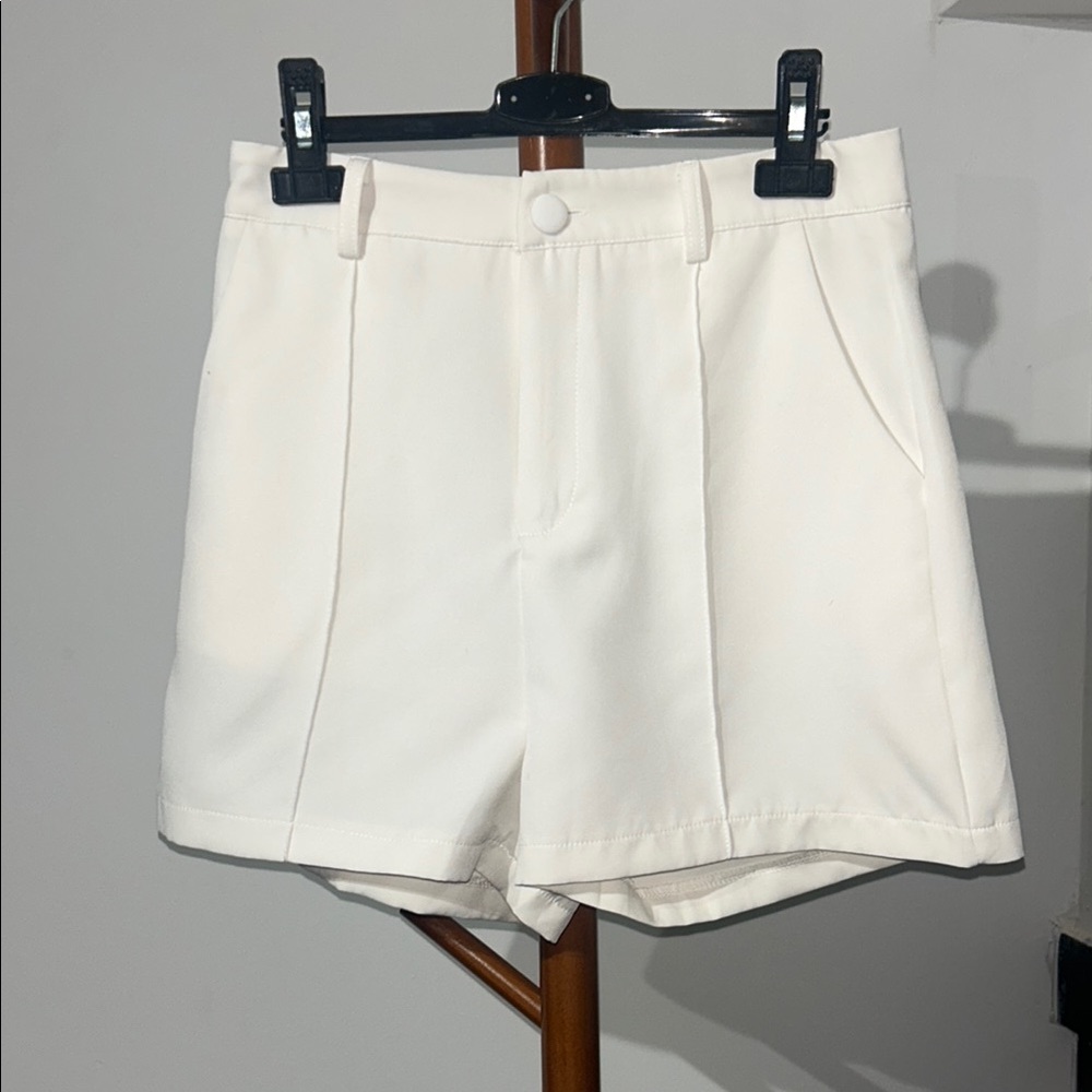 Women's White Shorts